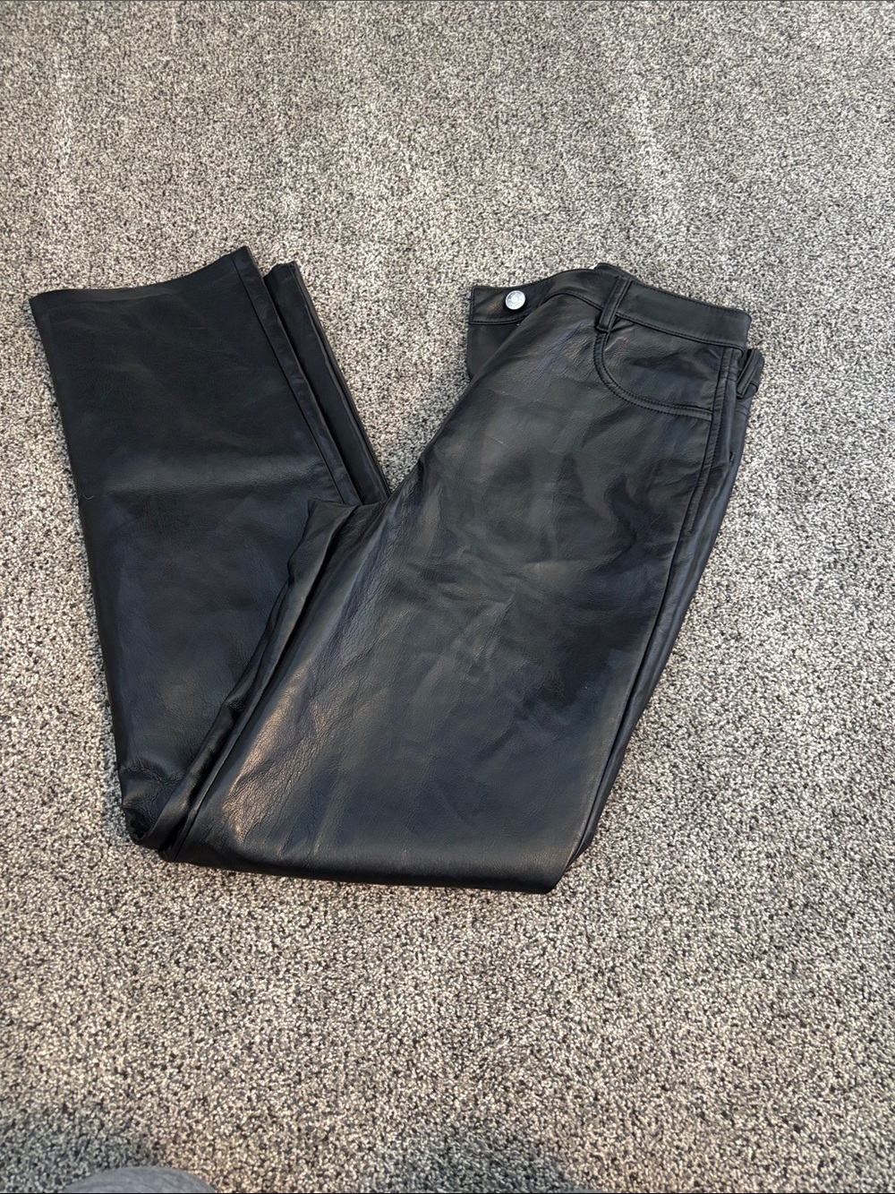 Wilfred Black Faux Leather Jacket - The Melina